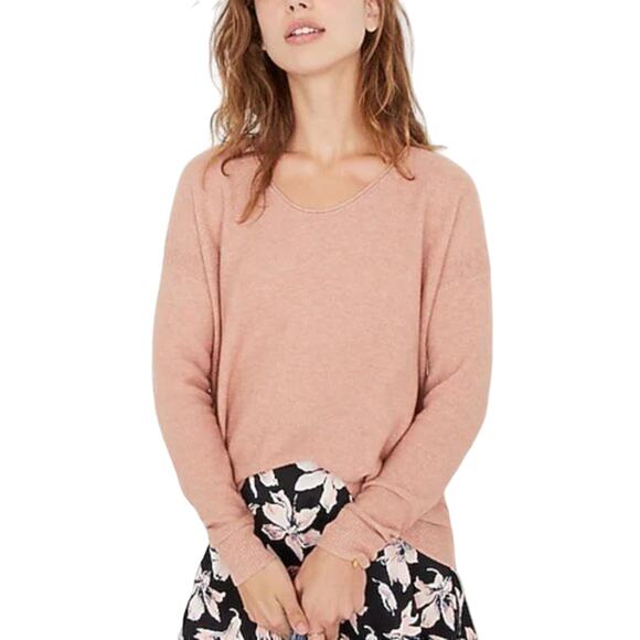 Madewell Kimball Pullover Apricot  Sweater - Sold Out On Website -Size Small - Picture 1 of 9